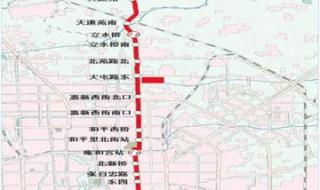 北京地铁5号线线路图
